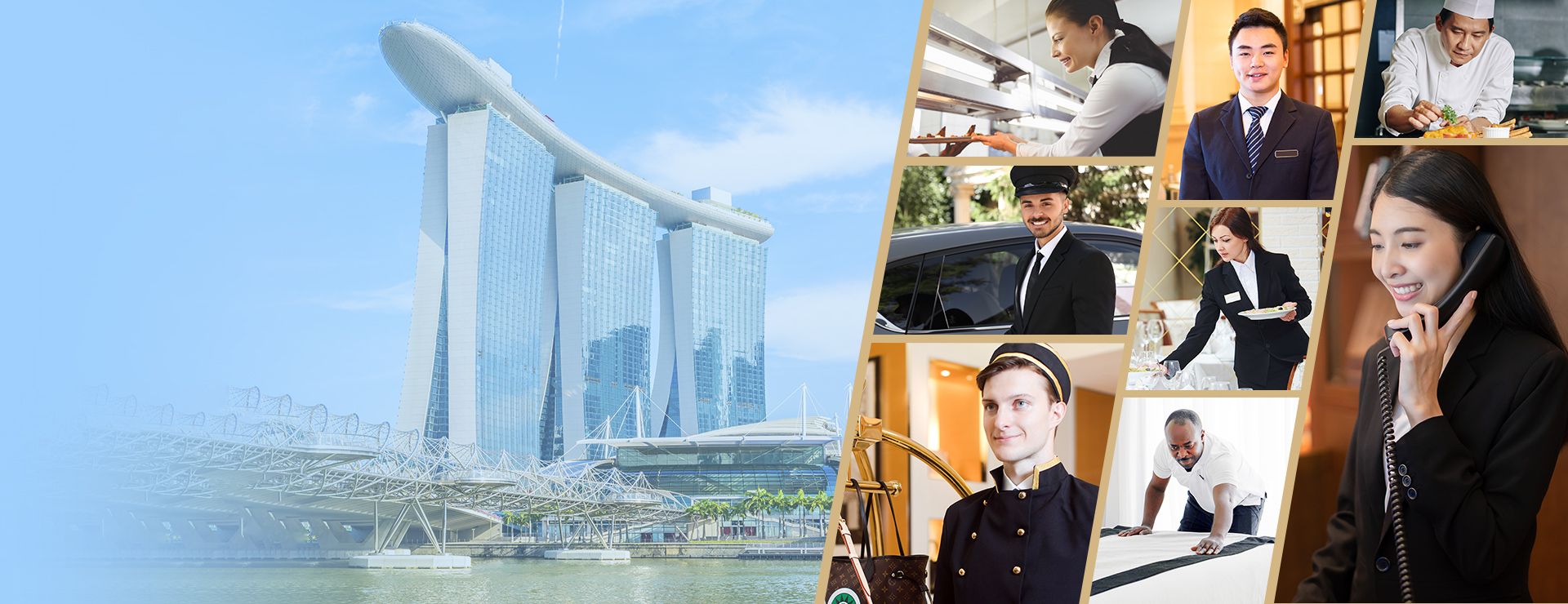 Hospitality careers hero - Find your dream job in hotels, restaurants and resorts